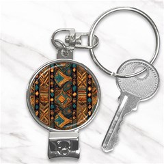 Tribal Chic Nail Clippers Key Chain by pollyparadiseartshop