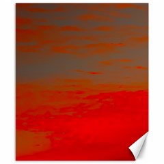 Crimson Skys Canvas 8  X 10  by RiverRootz