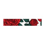 Roses Premium Plush Fleece Scarf (Mini) Back