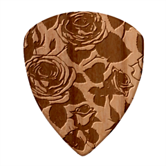 Roses Wood Guitar Pick (set Of 10) by pollyparadiseartshop