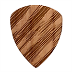 Gold Rush Wood Guitar Pick (Set of 10) Front