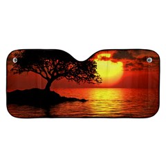 Sunset Nature Sea Dusk Landscape Car Windshield Sunshade by Salmanaz77