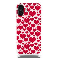 Hearts Valentine Pattern Seamless Iphone 16 Plus Tpu Uv Print Case by Bedest