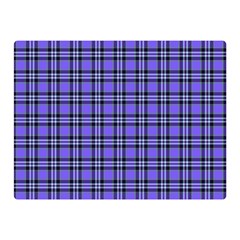 Blue Tartan Plaid 1 Two Sides Premium Plush Fleece Blanket (mini) by dressshop