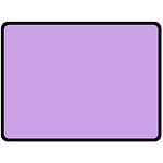 Luscious Lavender Hex #cca3e7 Fleece Blanket (Large) 80 x60  Blanket Front