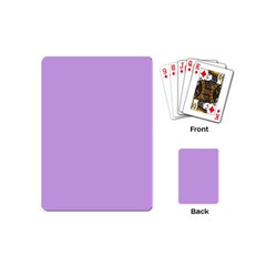 Luscious Lavender Hex #cca3e7 Playing Cards Single Design (mini) by dressshop