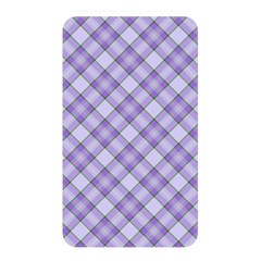 Purple Plaid Tartan 2 Diagonal Memory Card Reader (rectangular) by dressshop