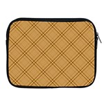 Autumn Fall Plaid Tartan 1 Diagonal Apple iPad 2/3/4 Zipper Cases Front