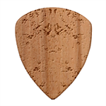 Green Repeats I Wood Guitar Pick (Set of 10) Front