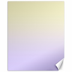 Cream Yellow To Pale Violet Linear Gradient Canvas 11  X 14  by GradientsOmbre