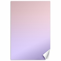 Pale Pink To Pale Violet Linear Gradient Canvas 24  X 36  by GradientsOmbre