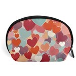 Valentines Day Hearts Romance Love Accessory Pouch (Large) Front