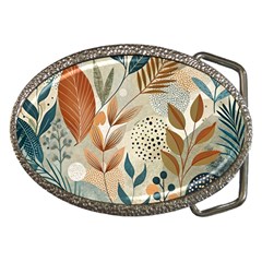 Leaves Pattern Flora Belt Buckles by Sabxi