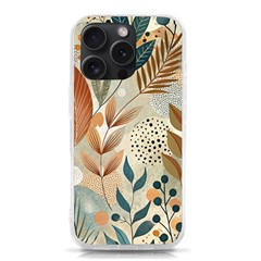 Leaves Pattern Flora Iphone 15 Pro Tpu Uv Print Case by Sabxi