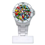 Falling Lego Bricks, Desenho, Fall, Games Plastic Nurses Watch Front