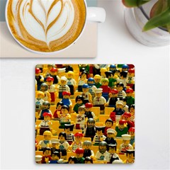 Lego People, Games Uv Print Square Tile Coaster  by kyorashop23