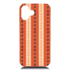 Geometrical Geometric Pattern Iphone 16 Plus Black Uv Print Pc Hardshell Case by Sabxi