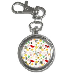 Pattern Seamless Texture Fruit Key Chain Watches by Sabxi