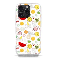 Pattern Seamless Texture Fruit Iphone 15 Pro Tpu Uv Print Case by Sabxi