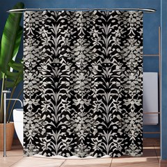 Gothic Leaf Pattern 4 Shower Curtain 60  X 72  (medium)  by violetheavensky