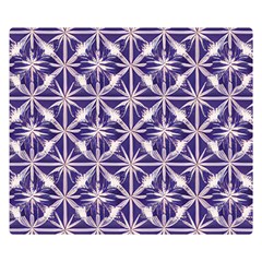 Royal Fractal Pattern 4 Premium Plush Fleece Blanket (small) by violetheavensky