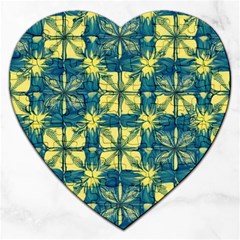 Royal Fractal Pattern 2 Jigsaw Puzzle (heart) by violetheavensky