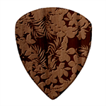 Hawaiian Flowers Hawaii Square Wood Guitar Pick Holder Case And Picks Set Pick