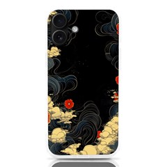 Korean Art Flowers Asian Pattern Iphone 16 Plus Tpu Uv Print Case by Sabxi