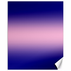 Navy Blue To Cotton Candy Pink Bilinear Gradient Canvas 11  X 14  by GradientsOmbre