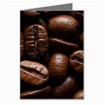 Coffee Beans Greeting Card Left