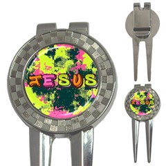 Neon Jesus 8375771 3-in-1 Golf Divots by Jabberwonkers