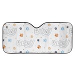 Bluey, Bluey merch, Bluey pattern, Bluey Bluey, bingo, Bluey design, bluey dog Car Windshield Sunshade Front