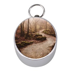 Path Trees Forest Fantasy Mini Silver Compasses by Anend
